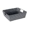 Simplify Shelf Storage Bin, Plastic, Grey, 13 in H, 15 in W, 13 in L 25093-GREY - alternate 1